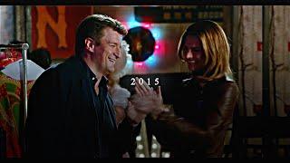 rick castle & kate beckett | something like a fire