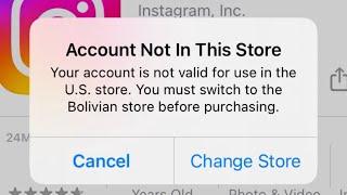 How to Fix Account Not In This Store Issue iOS 16 Your Account Is Not For Use In The Store Fixed