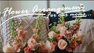 Simple Flower Arrangement Vlog