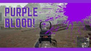 PUBG PURPLE BLOOD! (NEW COLOR BLIND MODE & CUSTOM CROSSHAIR)