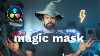 When MAGIC MASK is NOT so Magic [Object in the Way] How to Fix it in DaVinci Resolve 19