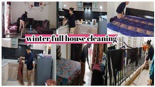 my morning full house cleaning routine in winterपूरे घर कि सफाई ️ घर कैसा भी हो साफ अच्छा लगता है