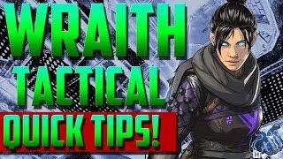 Quick Tips for How to Use Wraith's Tactical Effectively | Apex Legends Guide