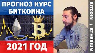 Прогноз курс биткоина и эфириума на 2021 год