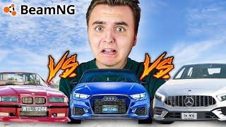 Mercedes vs. BMW vs. AUDI! Kdo je nejlepší v Utíkání Policii?