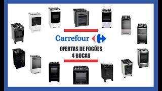 CARREFOUR: Ofertas de fogões 4 bocas