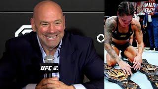 Dana White reacts to Amanda Nunes Retirement "I don't wanna run into Julianna"