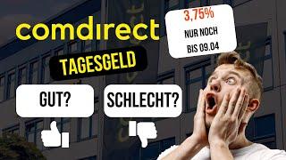 3,75 Prozent Zinsen Comdirect Tagesgeld | Jetzt schnell sein! | bis 09.04.2024! Review