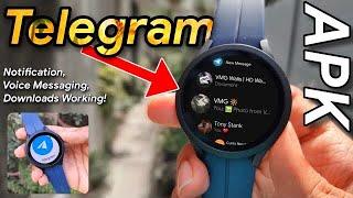 Install TELEGRAM on GALAXY WATCH 4 / 5 / Watch 5 Pro and Wear OS Smartwatches (2023) 