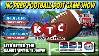 NC Prep Football Post Game Show - August 20, 2024 - CSI Mechanical of Shelby, NC