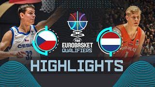 Czechia  vs Netherlands  | Highlights | FIBA EuroBasket 2025 Qualifiers