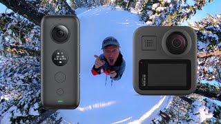 GoPro Max VS Insta360 One X SIDE BY SIDE! (#1) - Footage Comparison