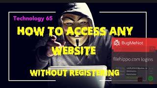 how to access any website without registering