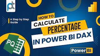 How to calculate percentage in Power BI (DAX) | 3 simple steps