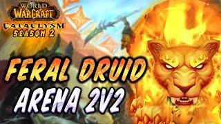 Cataclysm Feral Druid Arena 2v2 | Feral Druid Dps PoV Arena Cataclysm Classic wow l Wow PvP Try hard