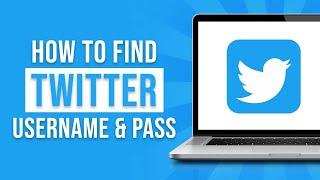 How to Find Twitter Username and Password 2024