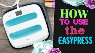 How to use your Cricut easy press