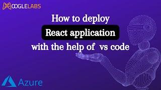 React app deployment with the help of vs code | azure web services | azure devops |  mooglelabs