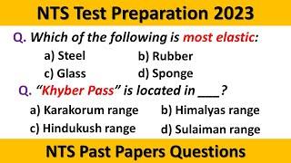 NTS Test Preparation 2023 | NTS Written Test 2023 | NTS Repeated Mcqs | NTS Past Papers 2023 | NTS