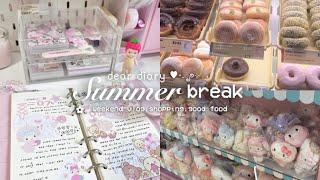 weekend vlog  ₊˚: shopping, good food, sonny angel, summer break