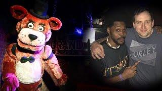 I FREAKING MET SCOTT CAWTHON!! | REAL LIFE FREDDY FAZBEAR'S PIZZA ATTRACTION! (Fright Dome)