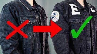 HOW TO Attach a Patch onto Your Jacket Without Sewing Machine