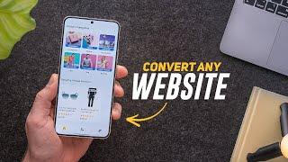 Convert Your Website into a Mobile App REALLY EASILY!