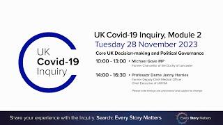 UK Covid-19 Inquiry - Module 2 Hearing PM - 28 November 2023