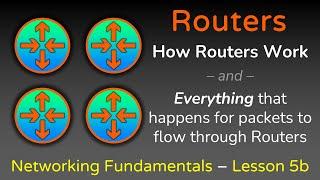 Everything Routers do - Part 2 - How Routers forward Packets - Networking Fundamentals - Lesson 5