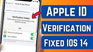 How to fix apple id verification failed | Verification failed apple id Server IOS 14  Fixed