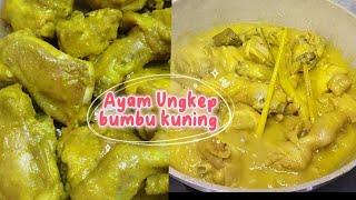 Resep Ayam Ungkep bumbu kuning | Ayam Goreng empuk gurih meresap resep 2 kg daging ayam