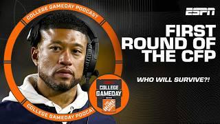 Who will SURVIVE the first round of the College Football Playoff? | College GameDay Podcast