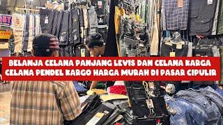 Belanja celana Levi’s jins panjang dan pendek  d pasar cipulir