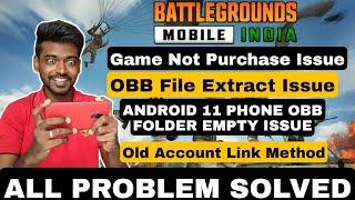 BATTLEGROUND Mobile India Obb file Not purchase & OBB Folder  Not Show Error Fixed Working / Pubg