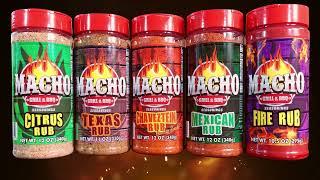 "Introducing Our Macho Grill Seasoning Line – Check the Video Description!"