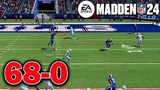 The Best Defense In Madden 24 Has Me 68-0!