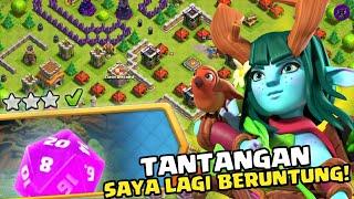 CARA MENYELESAIKAN TANTANGAN SAYA LAGI BERUNTUNG! DALAM 1X SERANG! | CLASH OF CLANS