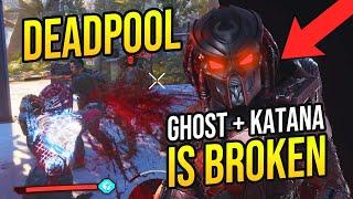 DEADPOOL PREDATOR in Predator Hunting Grounds "is GHOST + KATANA BROKEN?" Scout Predator Melee Build