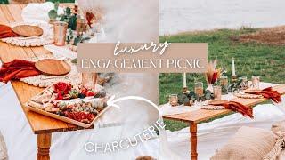 LUXURY BOHO ENGAGEMENT PICNIC | day in the life of a luxury picnic business owner