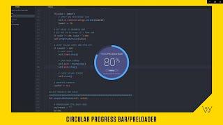 Modern GUI - Python, Qt Designer and PySide2 - Circular Progress Bar/Preloader (PyQt5 Compatible!)