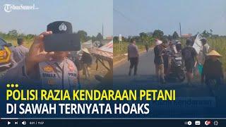 Viral Video Polisi Razia Kendaraan Petani di Sawah Ternyata Hoaks, Polda Jogja Klarifikasi