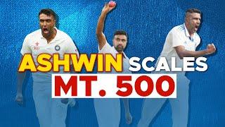 #Ashwin enters the 500 club! An ode to #India’s Spin Maestro