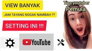 Solusi jam tayang youtube tidak bertambah