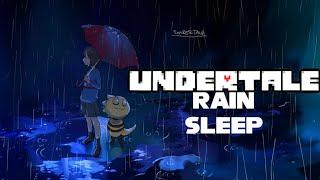 UNDERTALE OST | Ambient Music with Soft Rain (Study and Sleep) 10 HOUR BLACK SCREEN