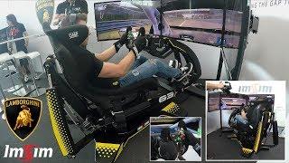 Official Lamborghini Super Trofeo ImSim 3DOF Motion Simulator + Original Wheel [SimRacing Expo 2019]