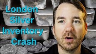 World Silver Inventories Continue Their Crash