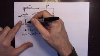 Using Kirchoff's Rules to Solve Circuit Problems with Multiple Batteries