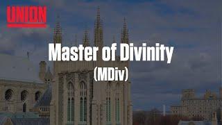 Master of Divinity at Union Theological Seminary