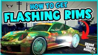 Unlock Flashing Rims in GTA 5 Online 1.69! (Glowing Wheel Glitch Guide)