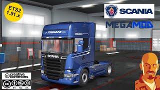 SCANIA MEGAMOD v5.1 ETS2 1.51.x (ETS2MOD)